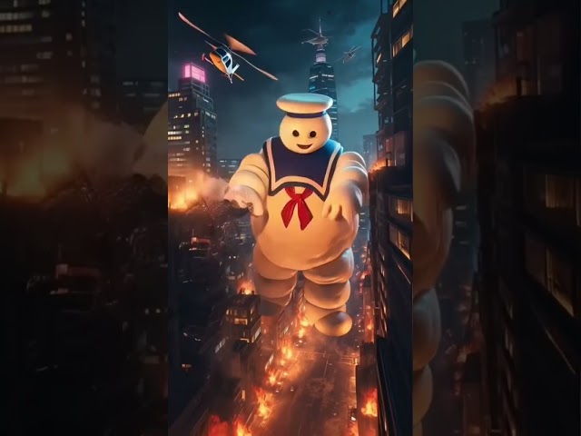 Vídeo relacionado con Ghostbusters Póster Cazafantasmas versus Stay Puft Camiseta