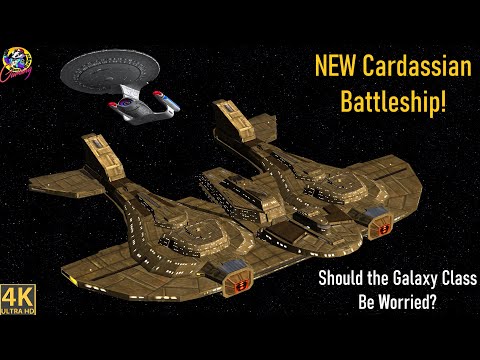 NEW Cardassian Battleship - Can It Defeat the Galaxy Class? - Star Trek Ship Battles -