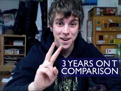 three years on testosterone comparison!