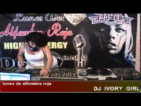 DJ IVORY GIRL EN LUNES DE ALFOMBRA ROJA CON SONIDO ROOYERS