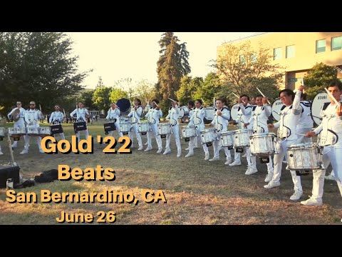 Gold '22 Drumline - Show Music - DCI San Bernardino (06/26)