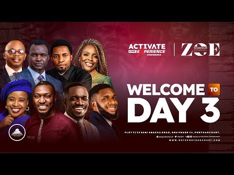 ACTIVATE CONFERENCE DAY 3 | PST. JUMOKE ADENOWO & MIN. EBUKA SONGS  | 23/11/2024