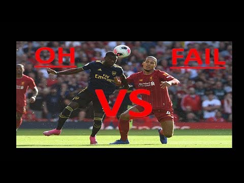 Liverpool vs Arsenal (Nicolas Pépé Dribbling Virgil van Dijk) .......???