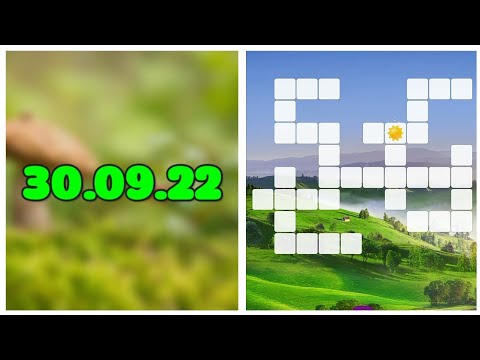 30.09.2022 Пазл дня, Кроссворд дня в игре Wow