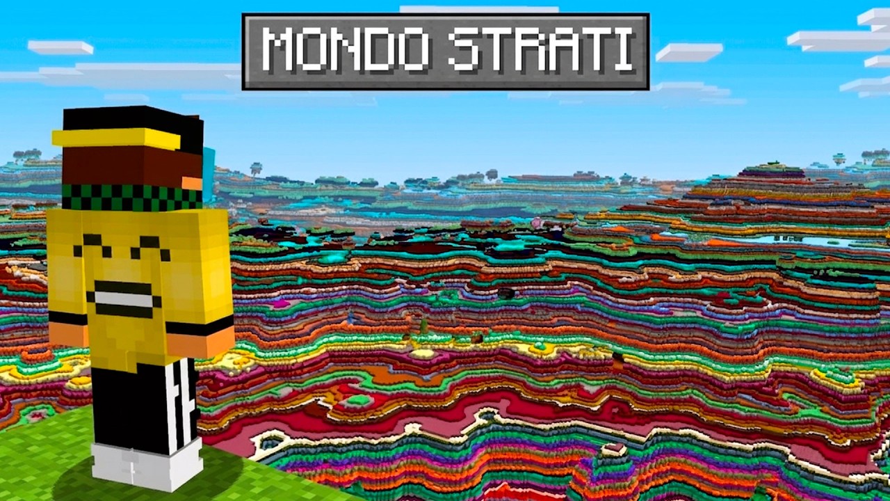 MINECRAFT MA IL MONDO È TUTTO A STRATI
