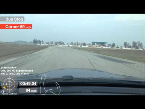 Buttonwillow 13CW BMW E92 M3 6 Spd Global Time Attack Shift-S3ctor