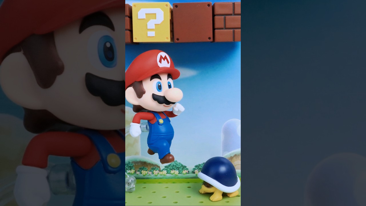 I tried displaying the Super Mario figure "Nendoroid"! #Shorts #mario #Figure