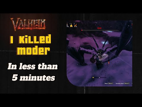 Valheim | How to kill Moder Easily | Moder boss Guide