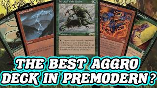 THE BEST AGGRO DECK IN PREMODERN? Red and Green Madness Aggro MTG