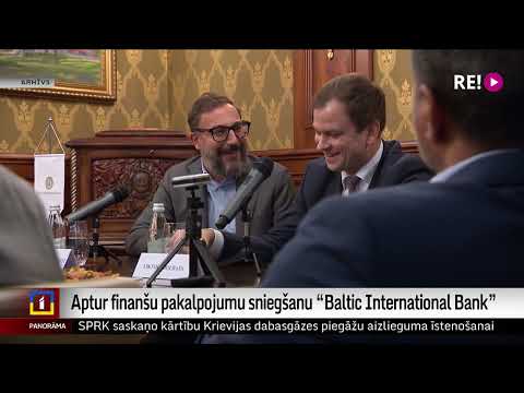 Aptur finanšu pakalpojumu sniegšanu “Baltic International Bank”