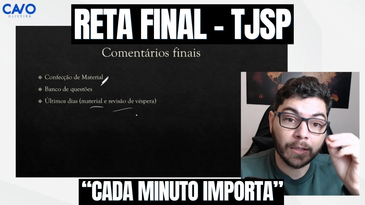 Como pontuar mais estudando na RETA FINAL? - Escrevente TJSP