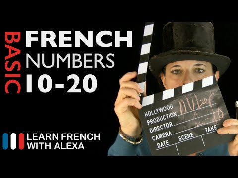 How to count from 10 to 20 in French!