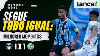 GRÊMIO 1 x 1 JUVENTUDE | MELHORES MOMENTOS | 6ª RODADA | CAMPEONATO GAÚCHO
