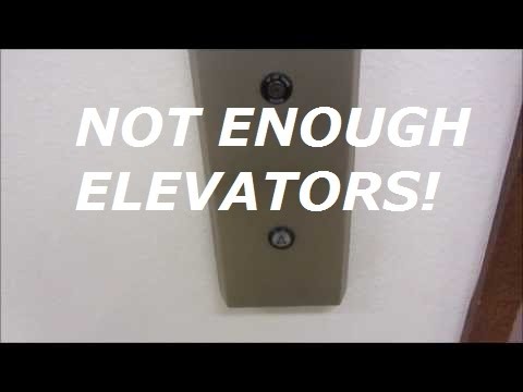 HORRIBLE modded Dover traction elevator at Dick Administration building, Union College, Lincoln NE