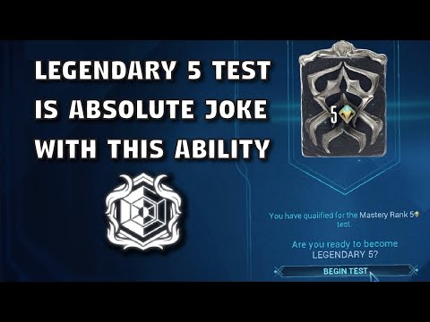 Warframe Legendary 5 Test is a Joke | Warframe Guide | Warfrane Mastery Rank Test 35