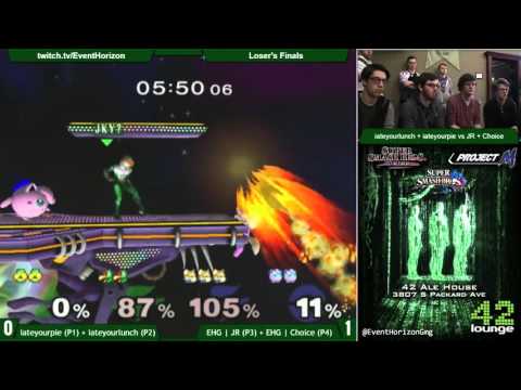 Construct 41 - @iateyourpie + Hunger vs EHG|JR + EHG|Choice - Melee Doubles LFs