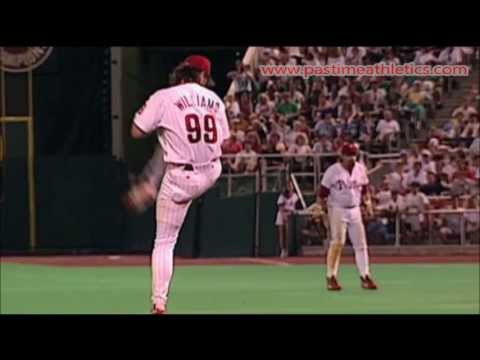 Mitch Williams WILD THING Slow Motion Pitching Mechanics - sheen MLB kenny powers Baseball
