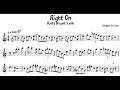 Right On - Rusty Bryant transcription in Bb