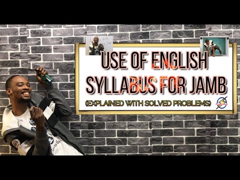 Jamb English Syllabus (Explained)