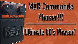Video thumbnail for MXR Commande Phaser Pedal | Full Demo and Review by Jake Tanis