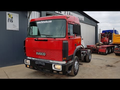 TRUCK IVECO TURBOSTAR 190.36 4X2 TRACTOR UNIT FIŠ TRUCKS & MACHINERY SLOVENIA