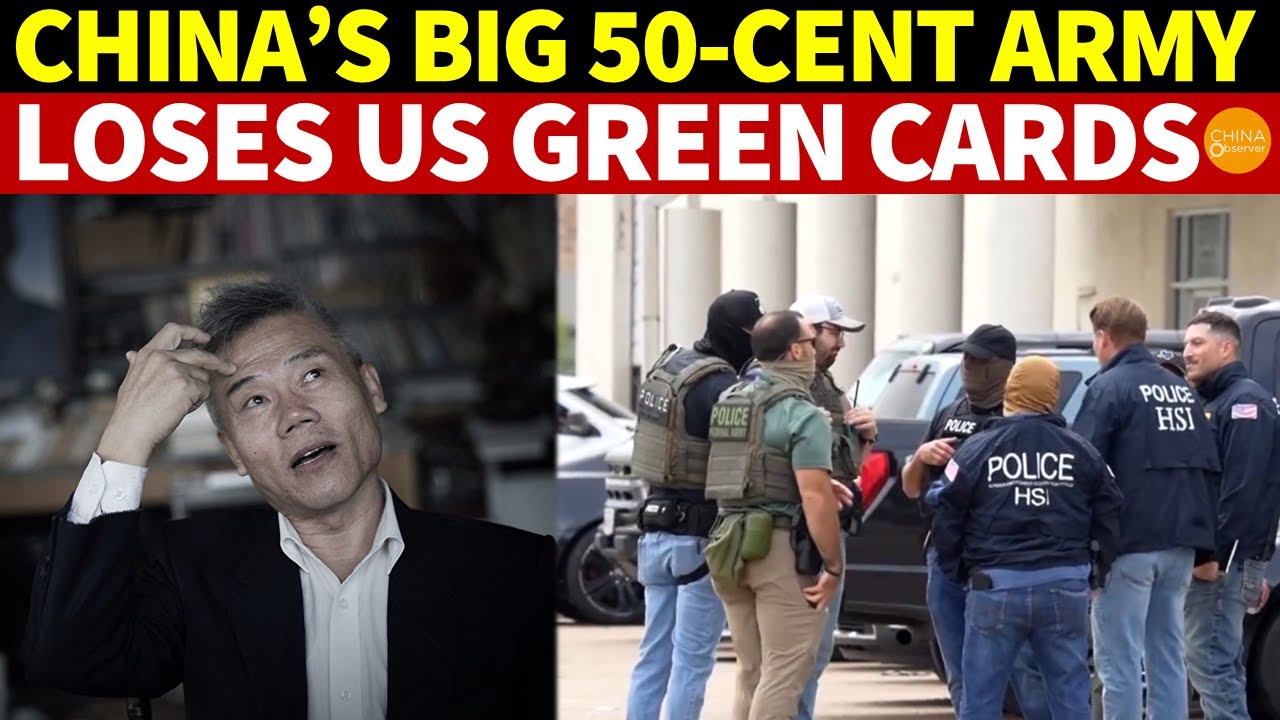 No More Profiting from America While Criticizing It! China’s Big 50-Cent Army Loses Green Cards