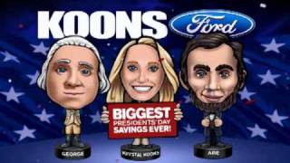 Koons Sterling Ford President's Day New Car TV Commercial
