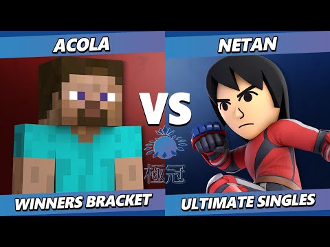 Tamasuma Kyokkan 2 - Acola (Steve) Vs. Netan (Mii Brawler) Smash Ultimate - SSBU