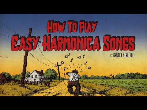 How To Play EASY SONGS on HARMONICA for Beginners and CLEAN Single Notes !