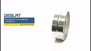 Stainless Steel Duct Connector – Diameter 4.9