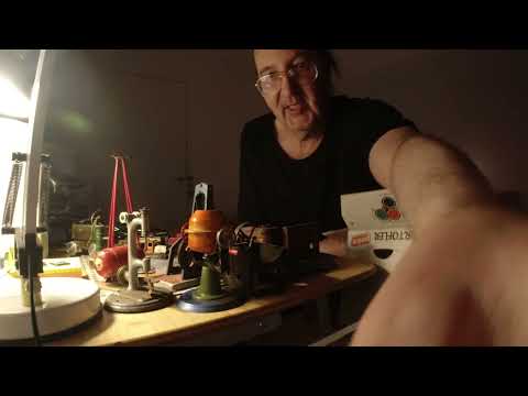 MongoTV_12100 - DAMPMASKINE - Del 33 - Gamle Defekte Wilesco Dele og Metal Legetøj - Til Skrotplads