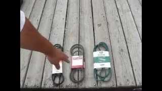 Craftsman 42 Riding Mower Deck belt review.