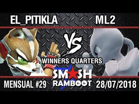 [SmashxRamboot #29] El_Pitikla (Fox) Vs. ML2 (Mewtwo) - Winners Quarters