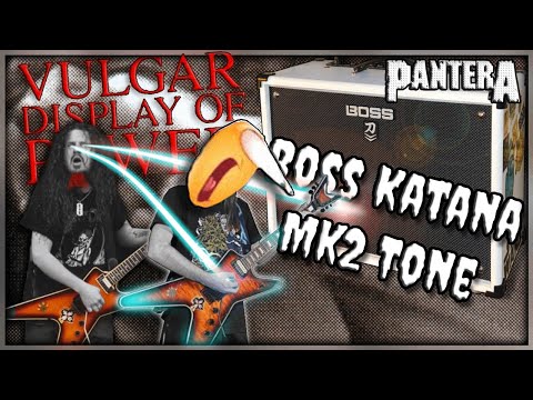 Super-Duper DIMEBAG "Vulgar" Guitar Tone! | BOSS Katana MK2 Presets! (Pantera)