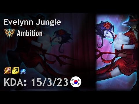 Evelynn Jungle vs Lee Sin - Ambition - KR Challenger Patch 7.6