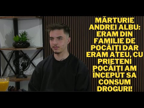 Mărturie Andrei Albu: Eram ateu, cu prietenii pocăiți am început sa consum droguri!