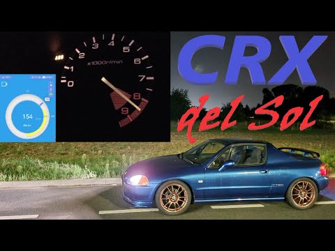 Thumbnail for Honda CRX del Sol VTi EG2 Acceleration 0-100 & Topspeed Dragy GPS by Honda CR-X del Sol