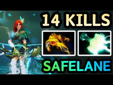 🔥 WINDRANGER CARRY SAFELANE — GRANDMASTER INSANE DAMAGE EVERY FIGHT | DOTA 2 GAMEPLAY 🔥