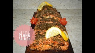 How To Cook Salmon On The Grill - Cedar Plank Salmon Grill Recipe - Grilling Fish