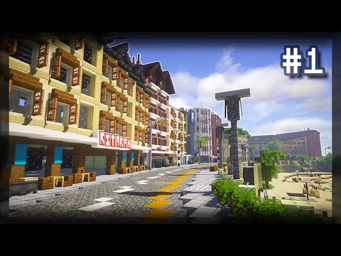 Minecraft City #1 - The Beach [Timelapse]