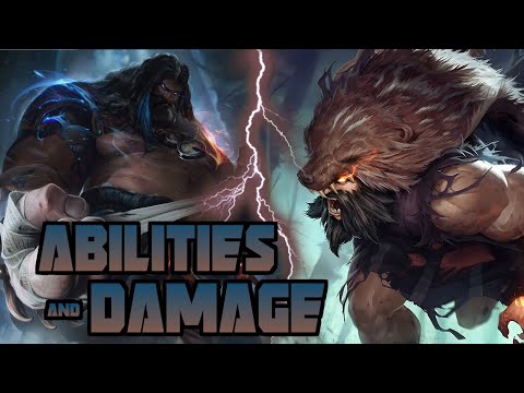 OLD UDYR VS NEW UDYR REWORK  | ABILITIES AND DAMAGE COMPARISON