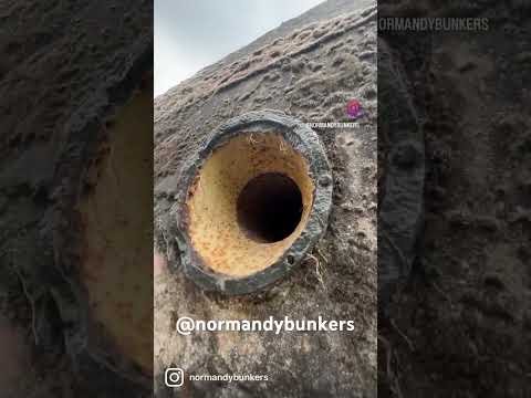 Our original video - Grenade surprise in WW2 D-Day bunker. Not a fake vent, just a clever design.