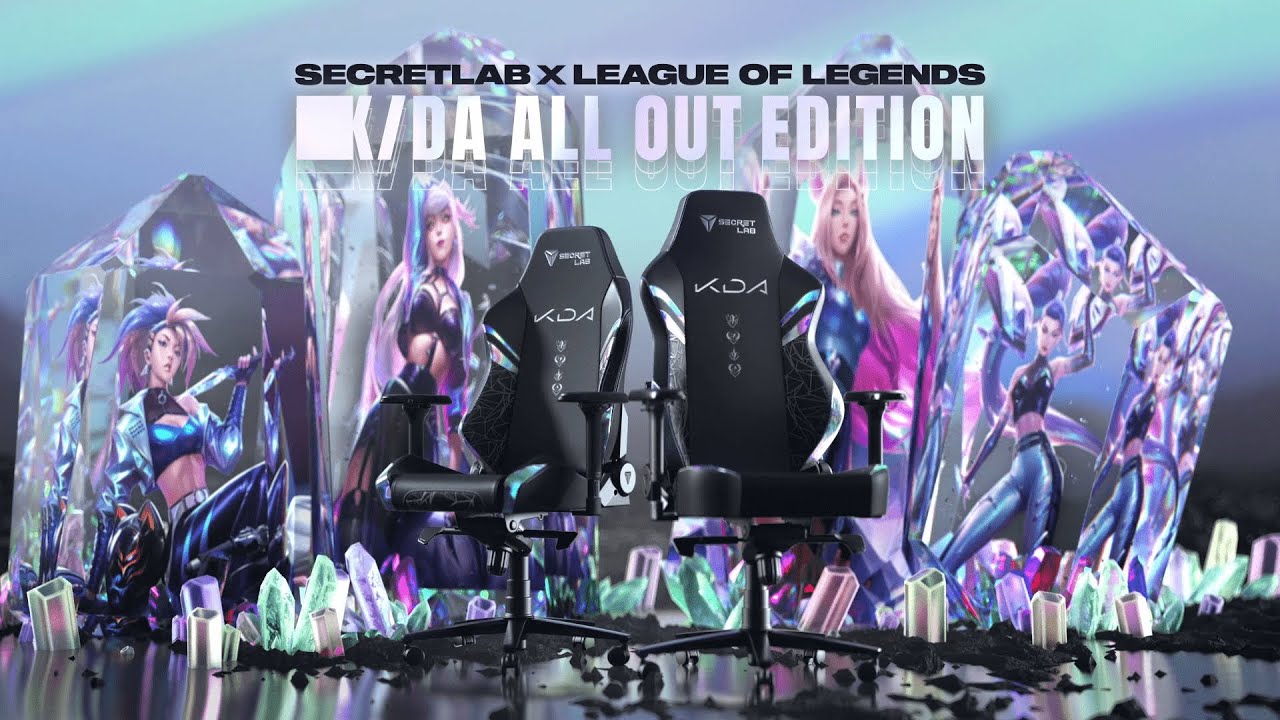 Introducing the all-new Secretlab League of Legends K/DA ALL OUT Edition