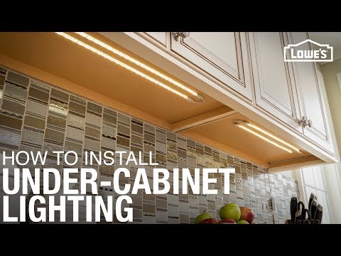 How to Install Under Cabinet Lighting