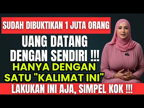 ANDA BUTUH UANG? SEBUT SAJA KALIMAT INI