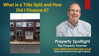 What I Learned Doing My Title Split? Converting a House to Two Flats