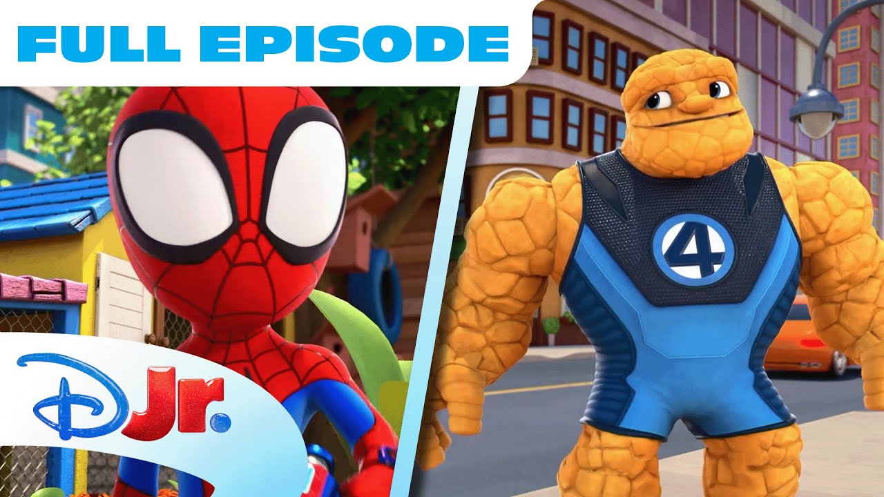 Marvel's Spidey and his Amazing Friends Full Episode | Spidey Teams Up With Thing! 💪 | @disneyjr