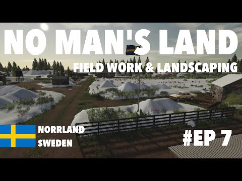 SPREADING & LANDSCAPING -  No Man's Land - TIMELAPSE - Ep 7 - Seasons Yr1 - Farming Simulator 19 PS4