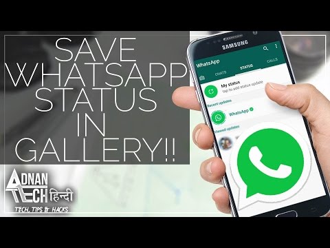 HOW TO SAVE WHATSAPP STATUS/STORIES IN GALLERY!!