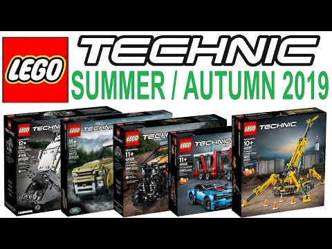 All LEGO Technic Sets Summer Autumn 2019 - Lego Speed Build Review